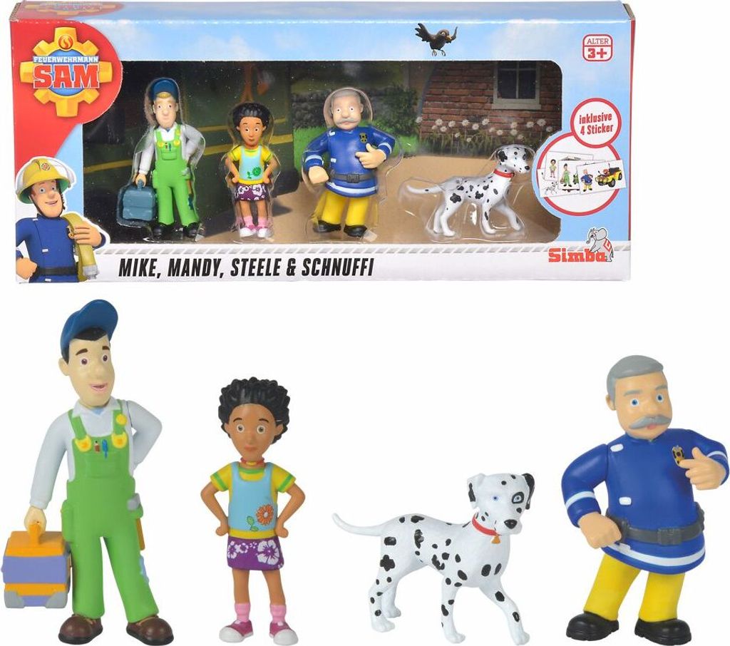 Simba 109251065 Fireman Feuerwehrmann Sam Sammelfiguren Produktbild 1