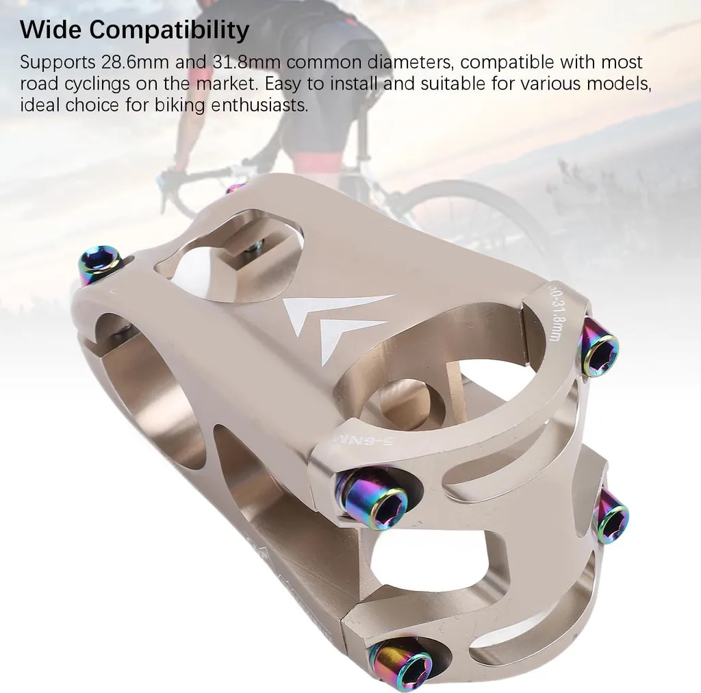 Potence de guidon courte 50mm pour VTT et Enduro en aluminium évidé