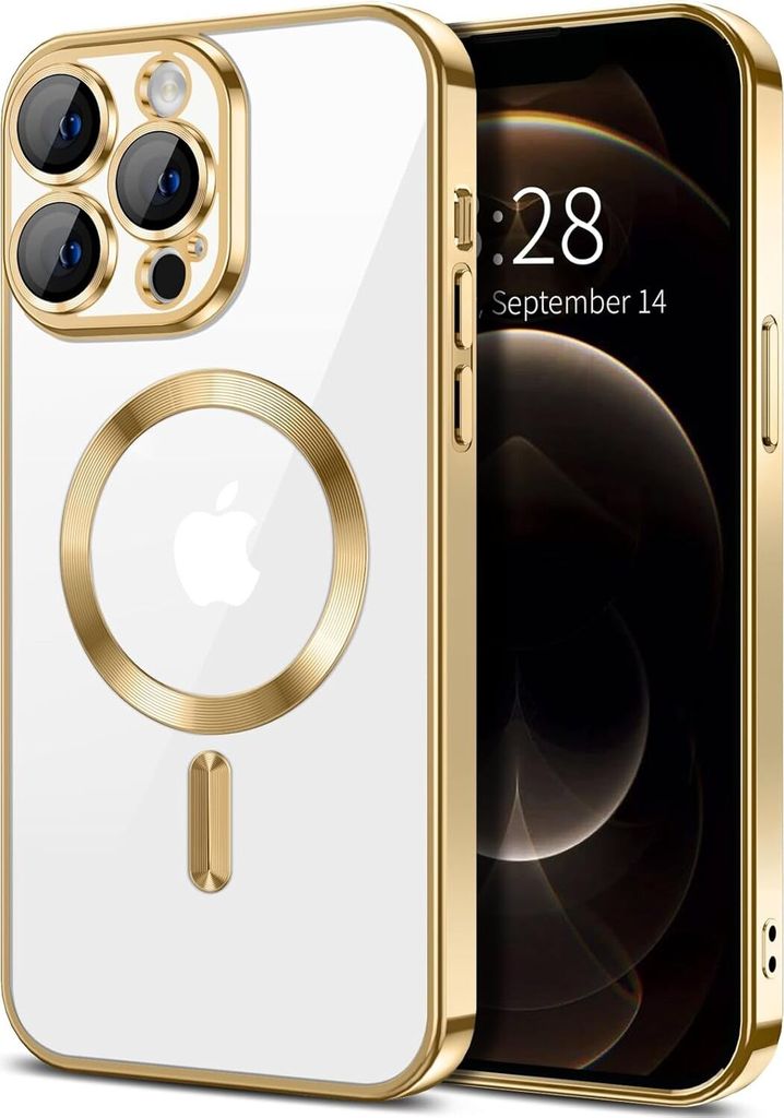 Magnetische Klar Hülle für iPhone 12 Pro, Kompatibel mit Produktbild 