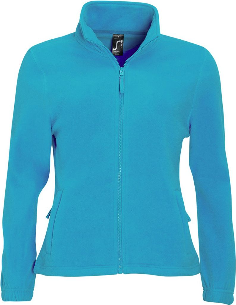 SOLS Damen North Fleece-Jacke mit durchgehendem Reißverschluss PC344 (M) (Wasserblau)