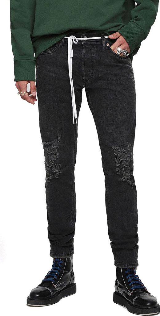 Diesel Tepphar 085AJ Herren Jeans Hose Slim Carrot
