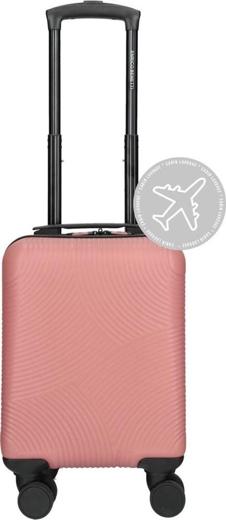 Kleiner Hartschalen Koffer Reisekoffer Bordgepäck Trolley Herren Damen Kinder Oldpink
