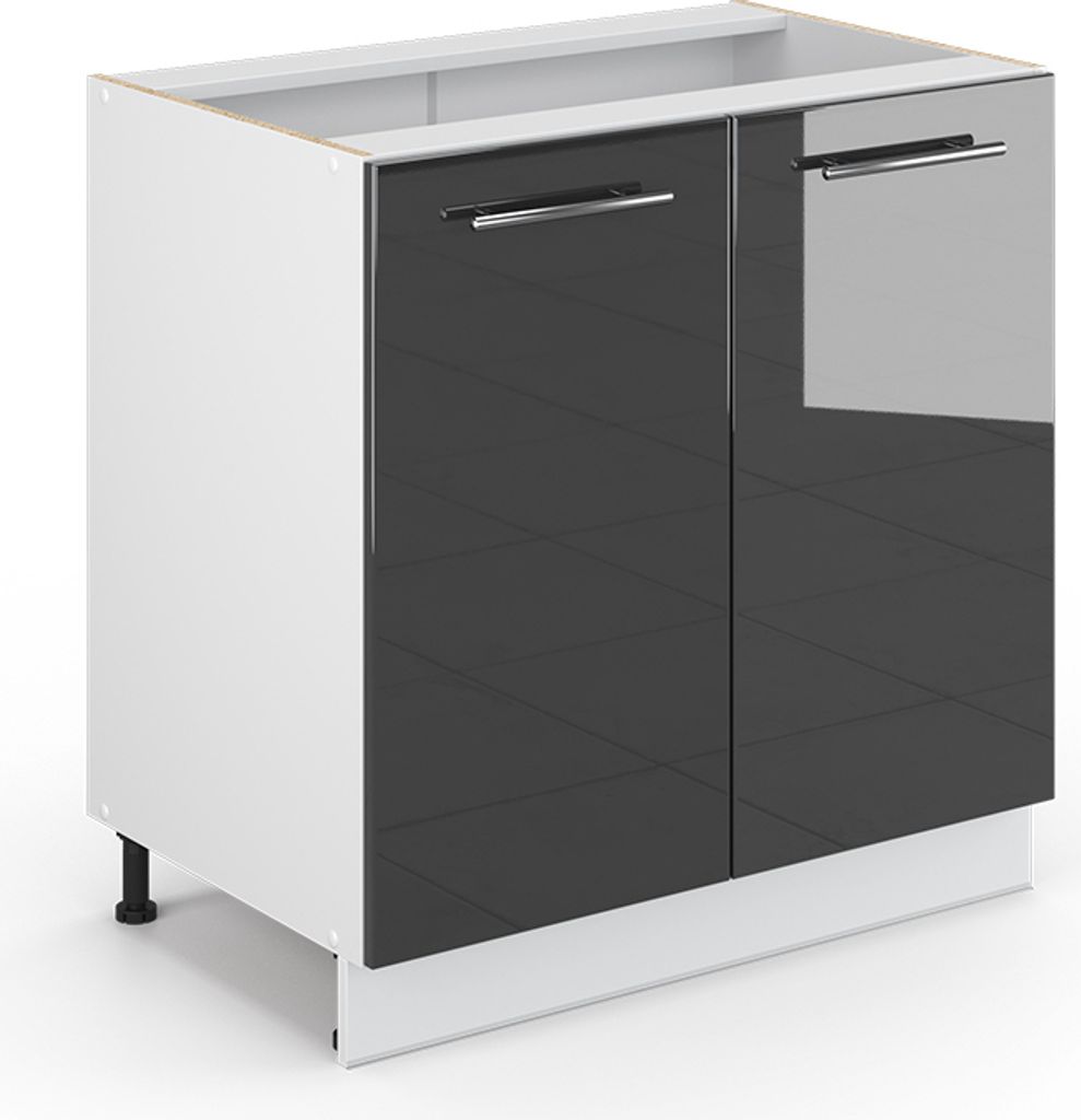 Vicco Spülenunterschrank Fame-Line, 80 cm mit Regal, ohne Produktbild 