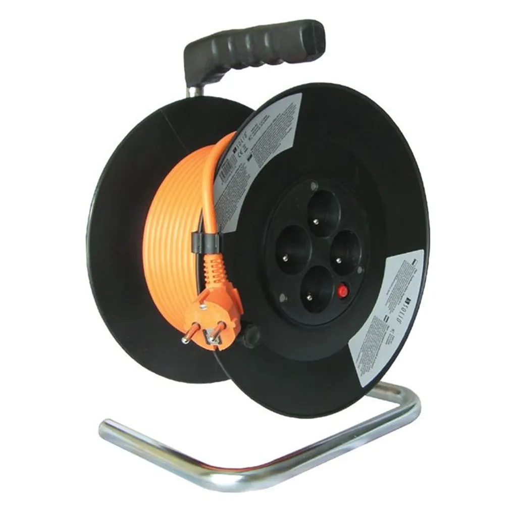 Bobina Cavo Elettrico 50m Solight PB04 | Prezzo e Qualità 3x1.5mm2