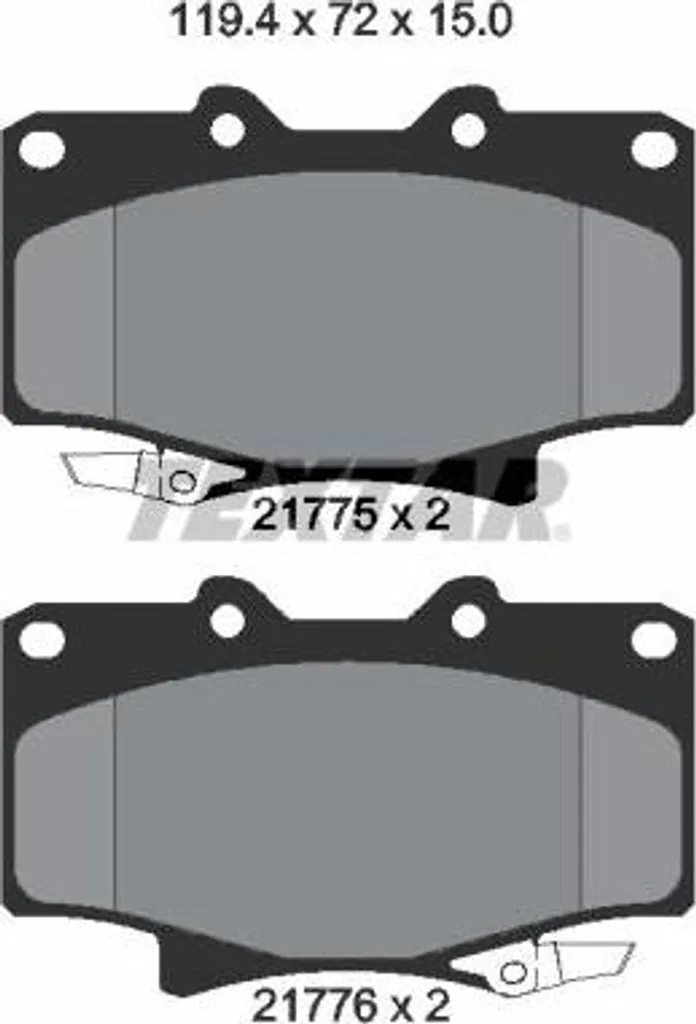 Kit freinage Textar pour Land Cruiser : sécurité et contrôle total
