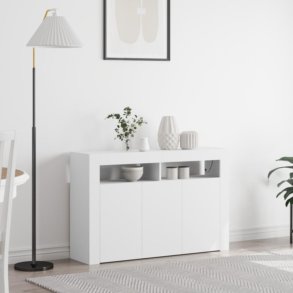 Maison Exclusive - Sideboard Weiß 116 x 30 x 75 cm Holzwerkstoff