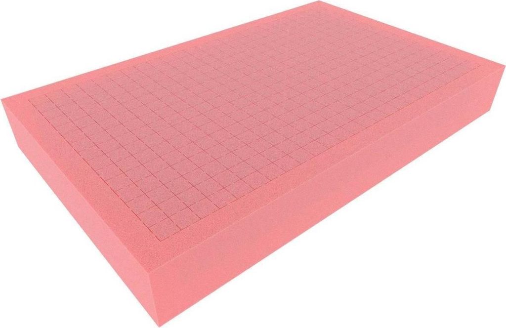 ESD Raster-Schaumstoff 70 mm – zuschneidbar, ableitfähig, 20 mm Raster