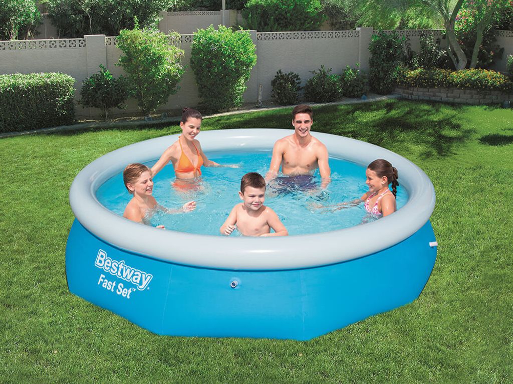Bestway Fast Set Aufblasbarer Swimmingpool Rund 305x76 cm Produktbild 34