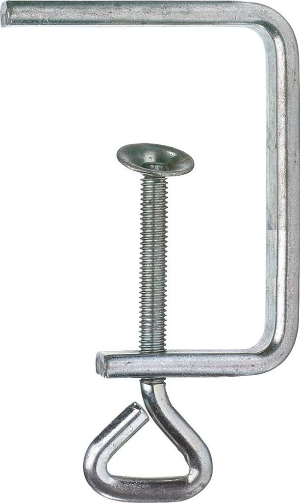 Laubsägezwinge verzinkt, Spannweite 100 mm, Flachstahl, für Produktbild 