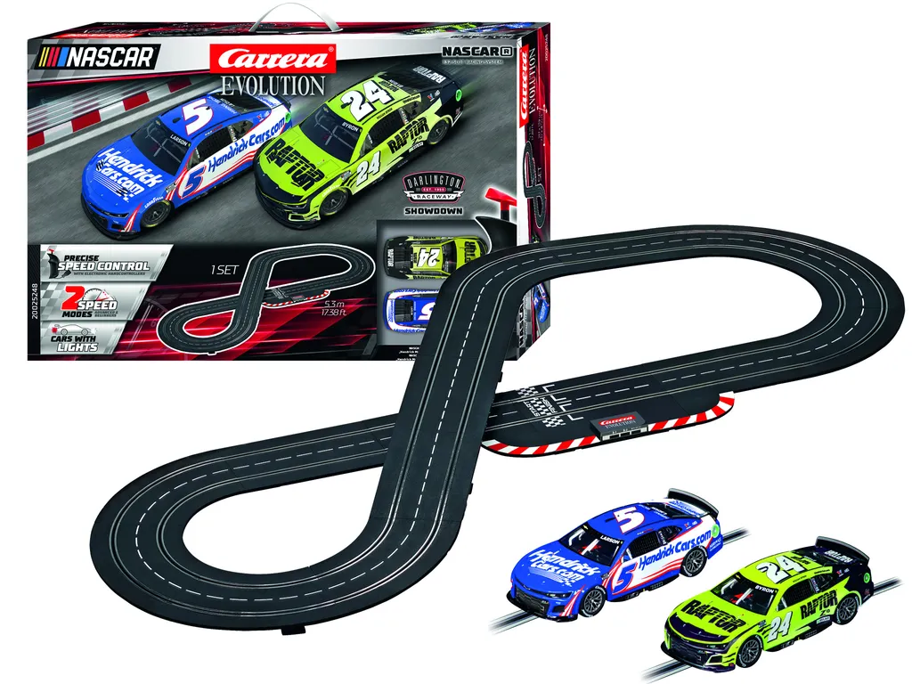 Circuit Électrique NASCAR Darlington Showdown Carrera Evolution 1/32 - 2
