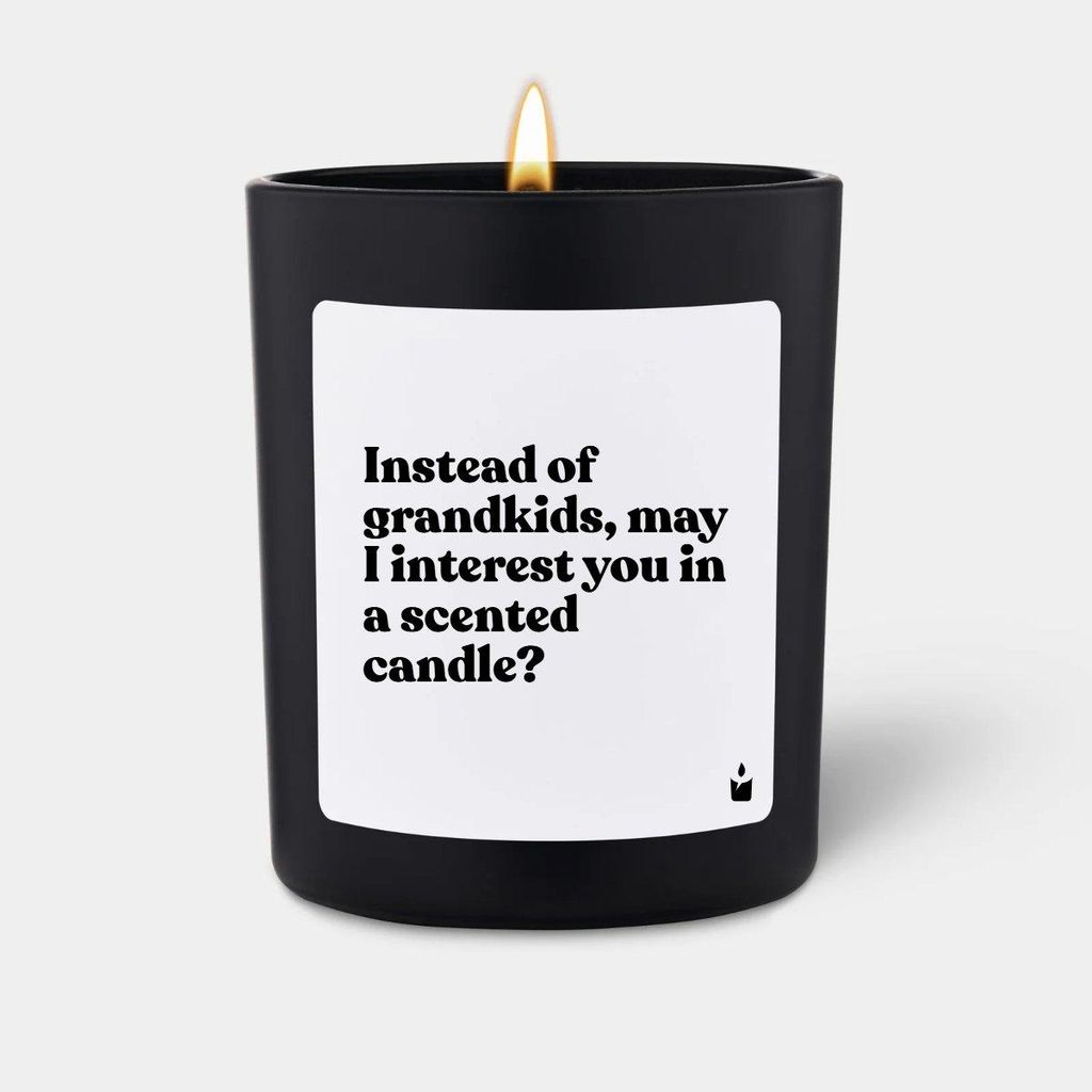 ChattyCandles Duftkerze Flowery Instead of grandkids, may I interest you in a scented candle?