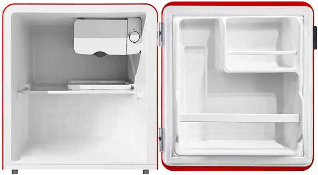 Réfrigérateur Compact Midea 47L Rouge avec Compartiment Glaçons Intégré - 2