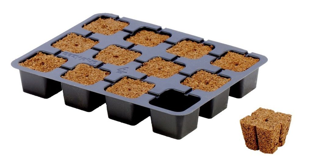 Pestovateľské kocky Eazy Plug CT12, 3,5 x 3,5 cm, zásobník Obrázok produktu 
