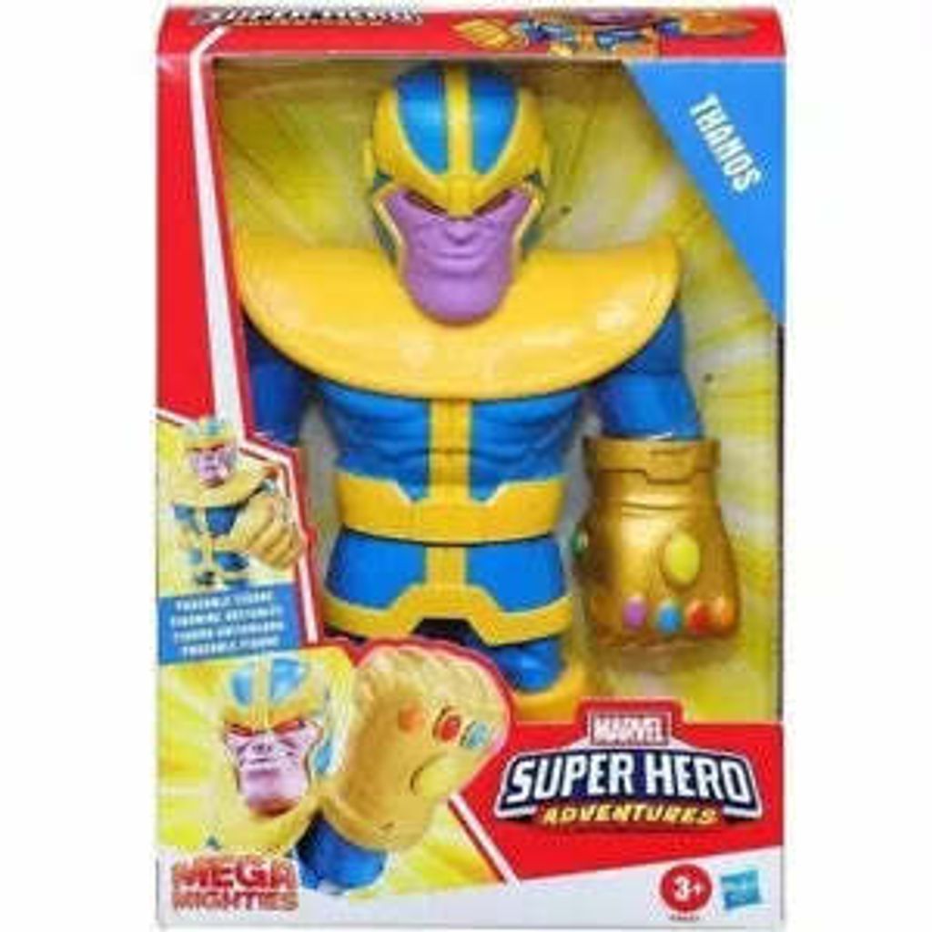 Hasbro Offiziell lizenzierte Marvel Mega Mighties Thanos Actionfigur für Fans und Sammler