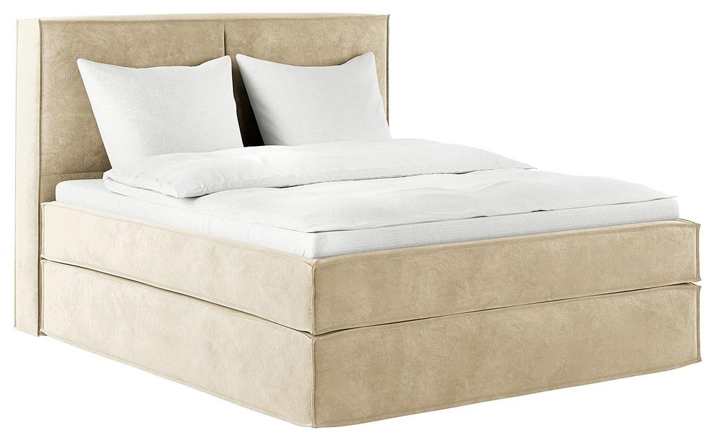 home24 Boxspringbett mit Kopfteil - Premium