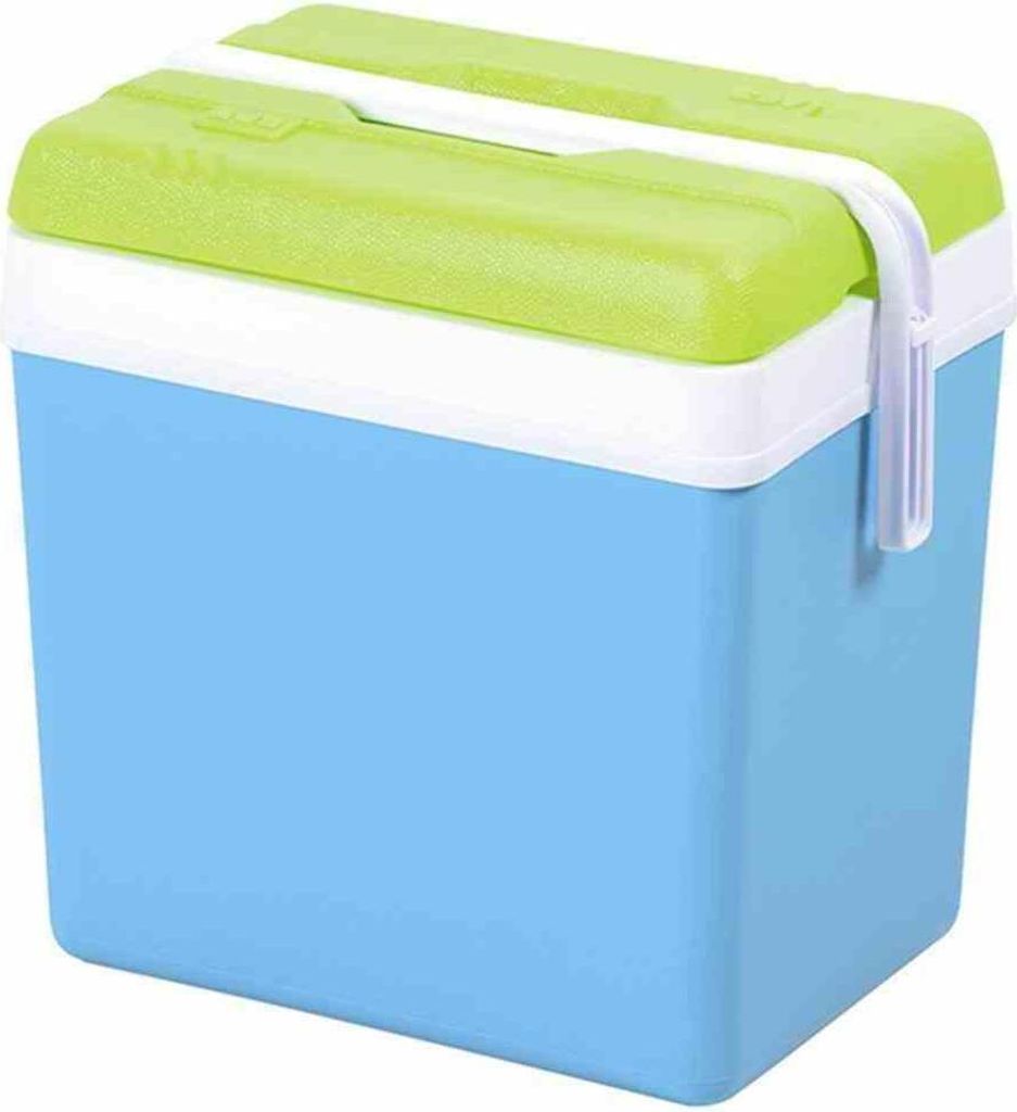 Kühlbox Promotion, 24 Liter, blau-grün 36x27x40 cm Produktbild 3
