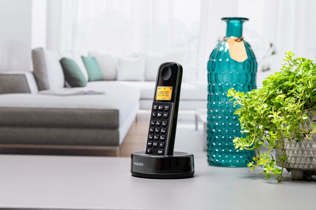 Bezdrôtový telefón Philips D1651B/01 - domáci telefón DECT Obrázok produktu 2