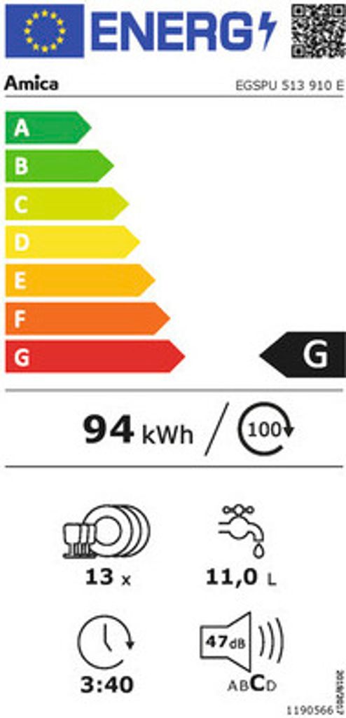 Amica - KHF 695 800 S - Kopffrei-Haube - Schwarz - 80 cm Produktbild 2