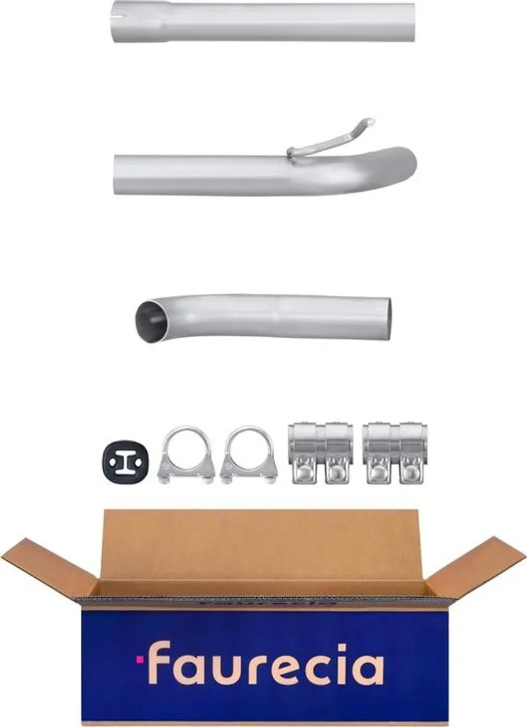 Tube FAURECIA VW Caddy échappement central sans fuite haute résistance