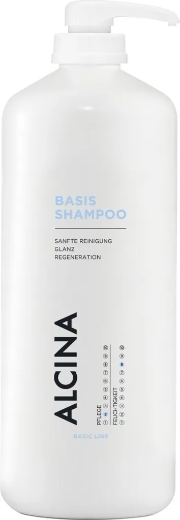 Alcina Basis Shampooing 1250ml : Nettoyage en Profondeur et Brillance