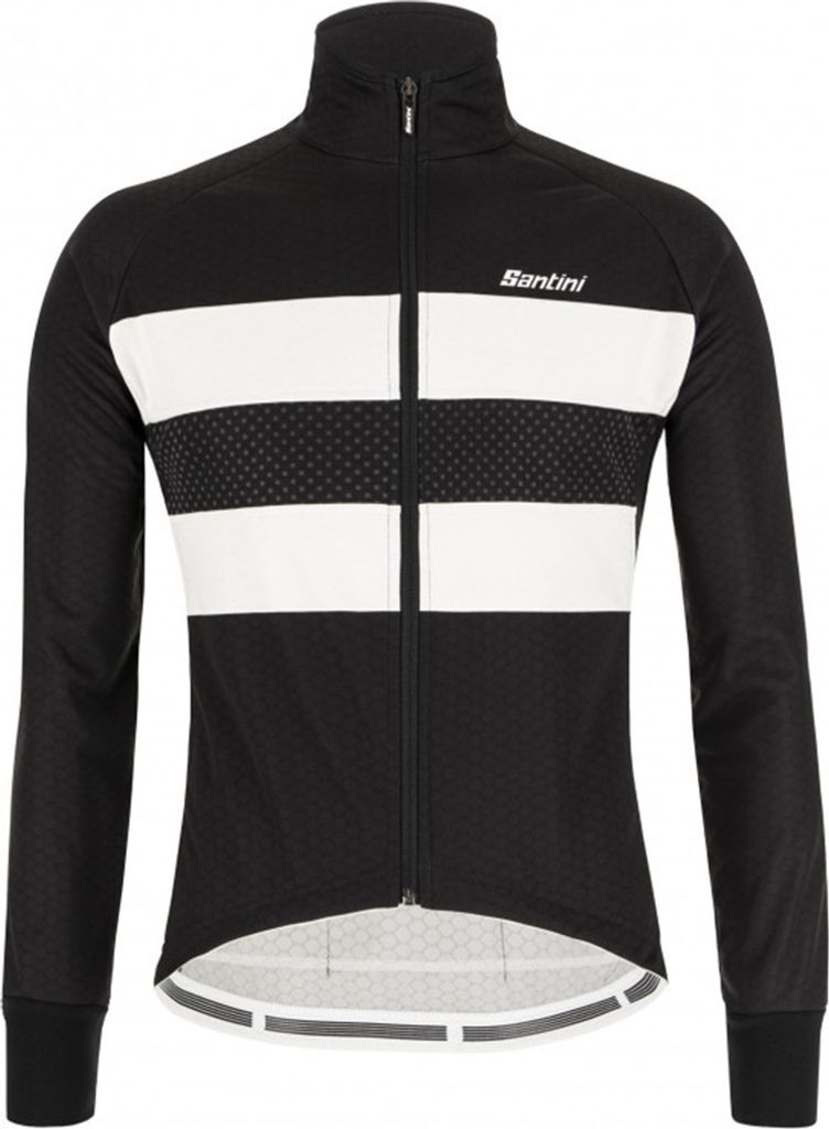 Santini Fahrrad-Thermojacke - COLORE BENGAL WINTER - Schwarz L