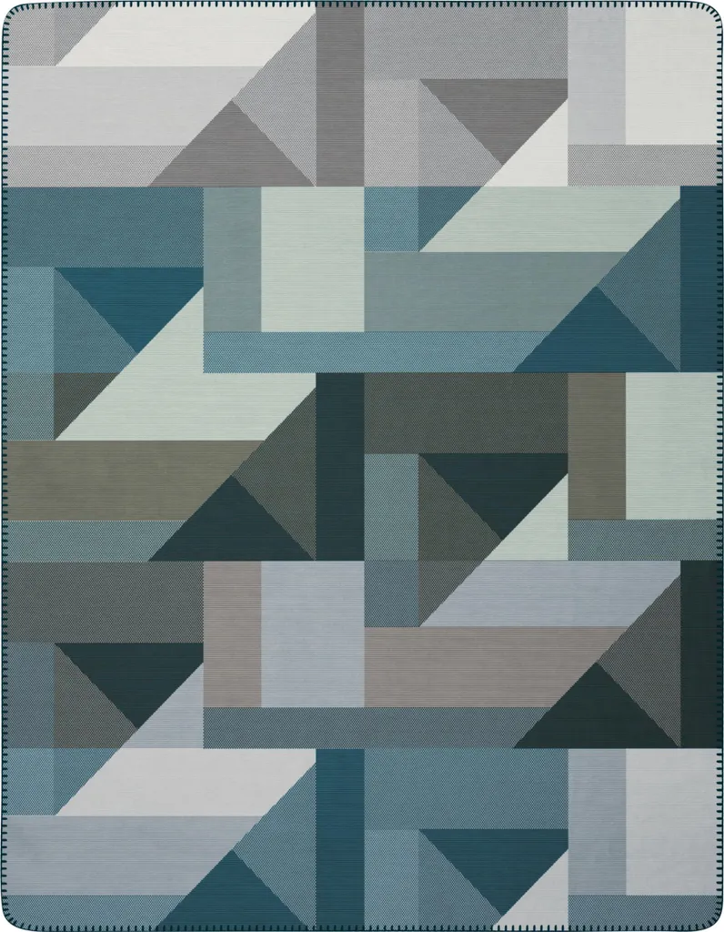 Couverture de canapé Graphic View Biederlack 150x200 point décoratif