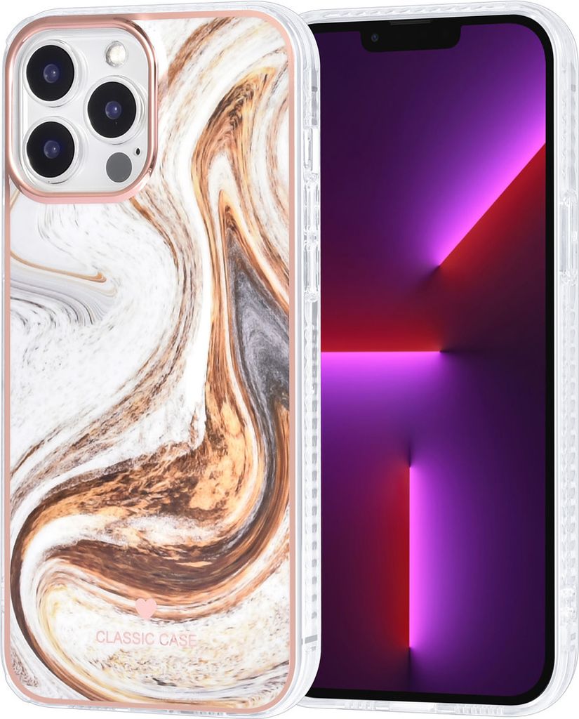 UNIQ Accessory iPhone 13 Pro Max TPU Backcover - Marble Brown