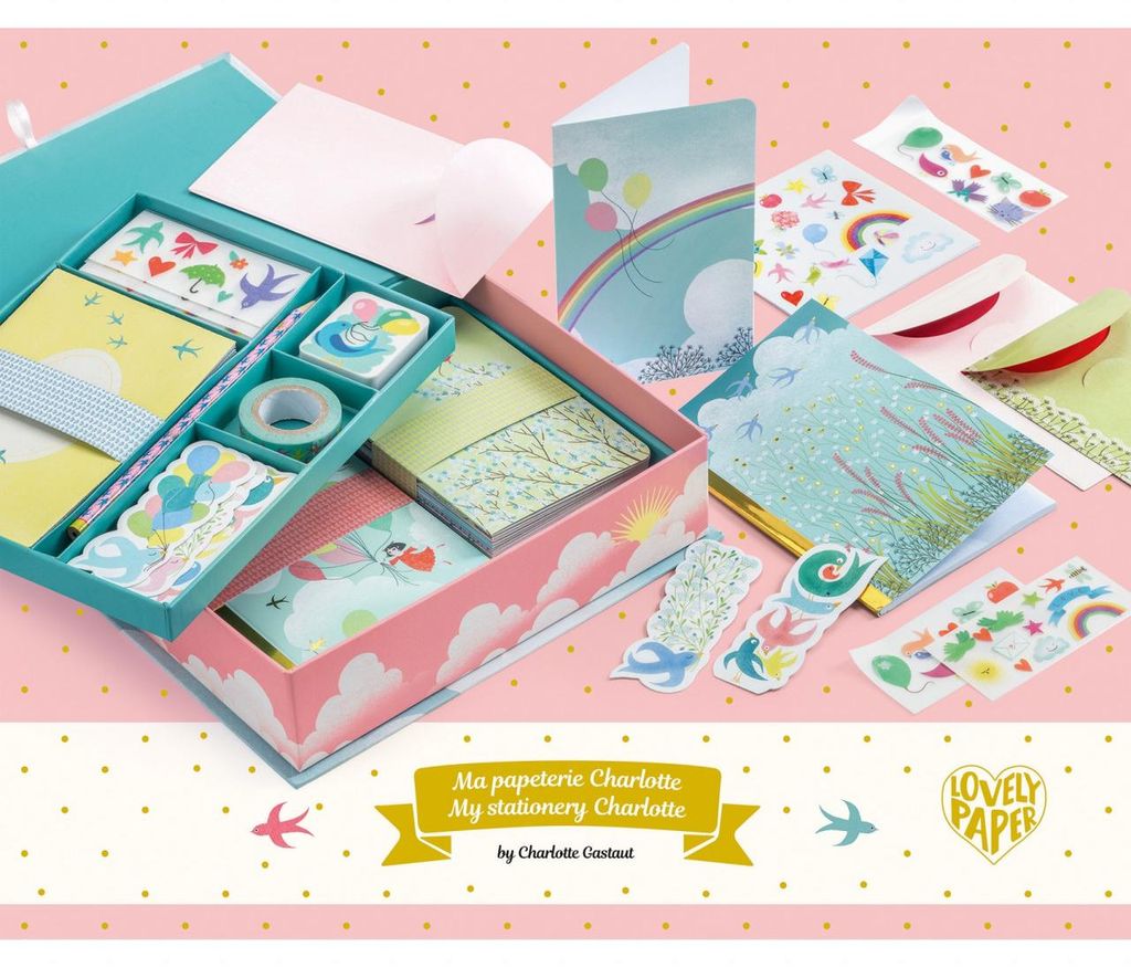 Set cancelleria Charlotte, Djeco Immagine del prodotto 