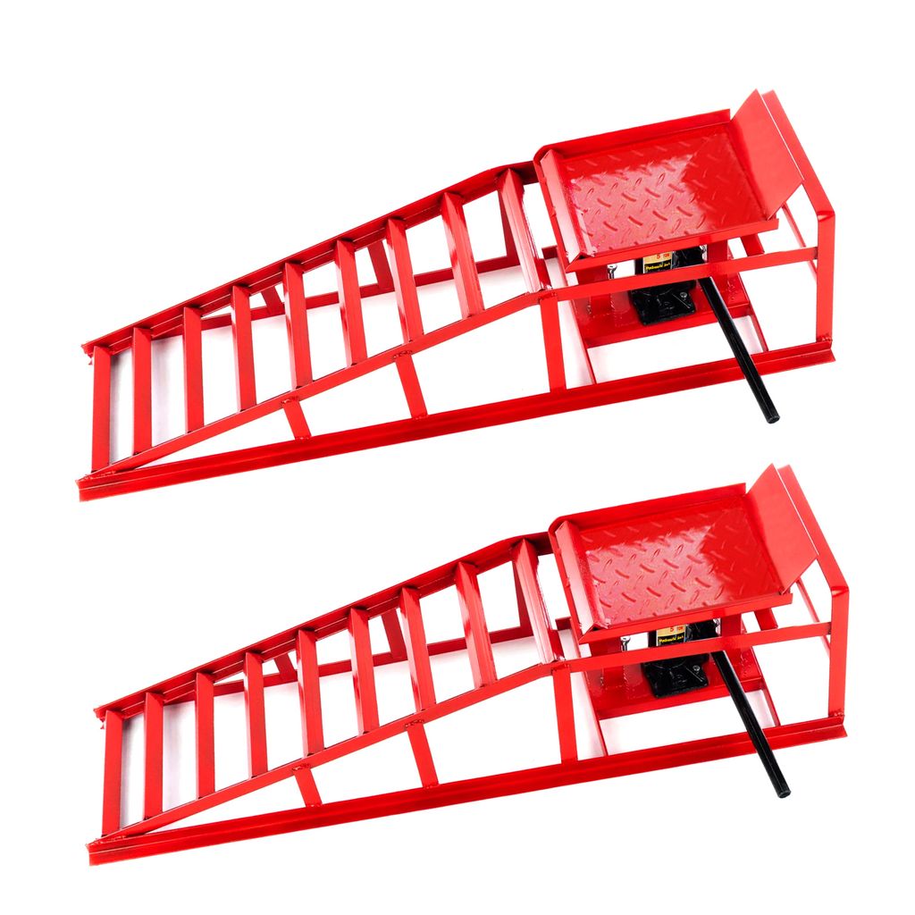 Auffahrrampe 2x2000kg hydraulisch Wagenheber 2x 5000kg Produktbild 2