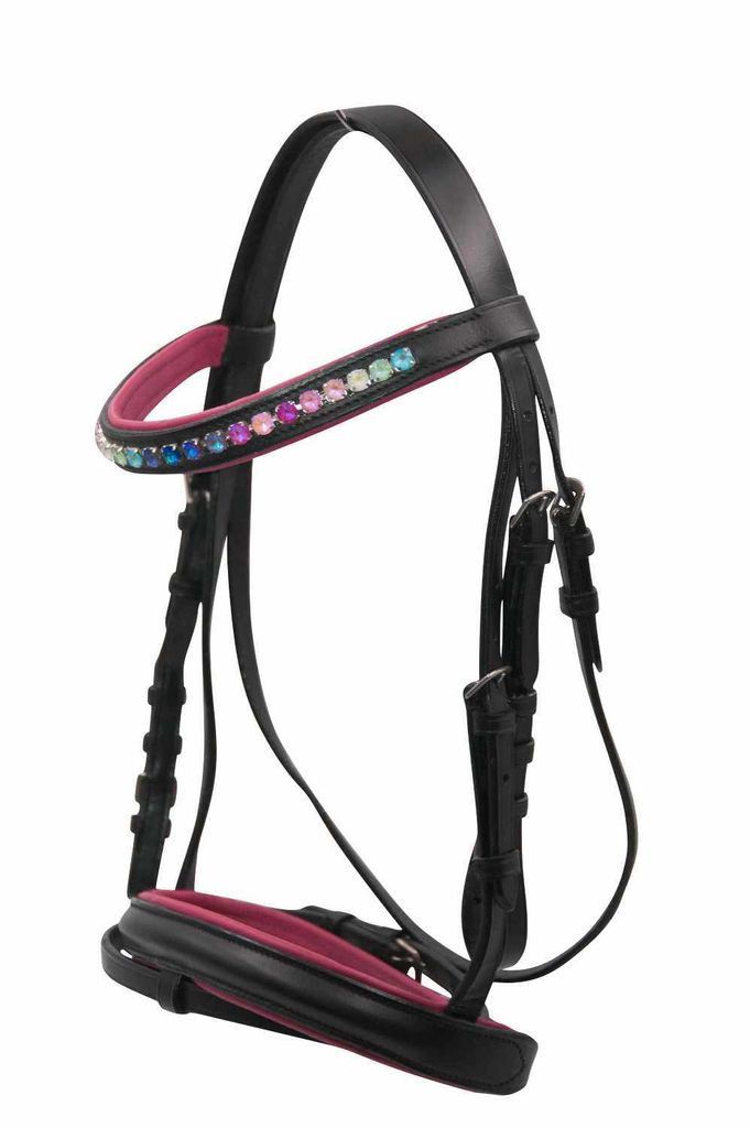 AMKA Trensenzaum Shiny dekoratives Stirnband Glitzersteine Produktbild 