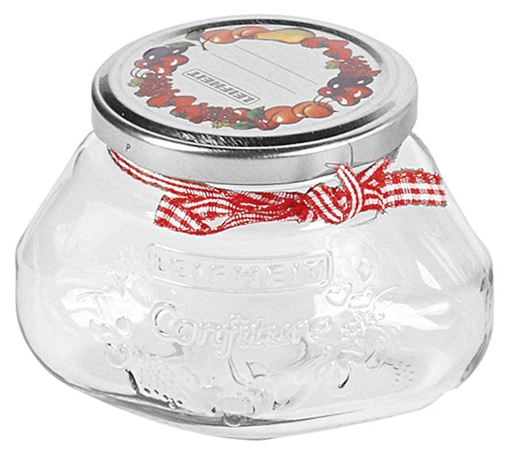 LEIFHEIT Schraubdeckelglas "Confiture" 6 Stück Zdjęcie produktu 