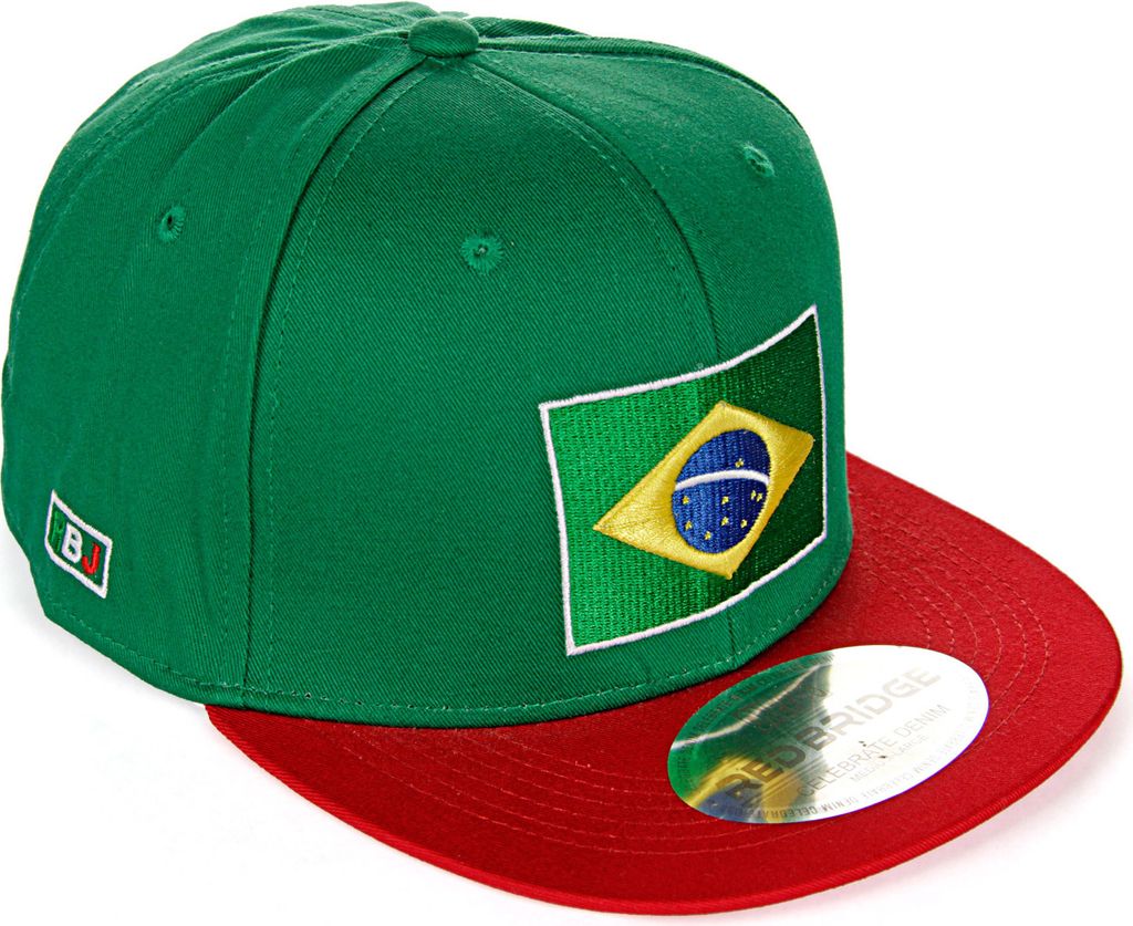 Red Bridge Uni Brasil Cap Snapback Bestickt Grün One Size