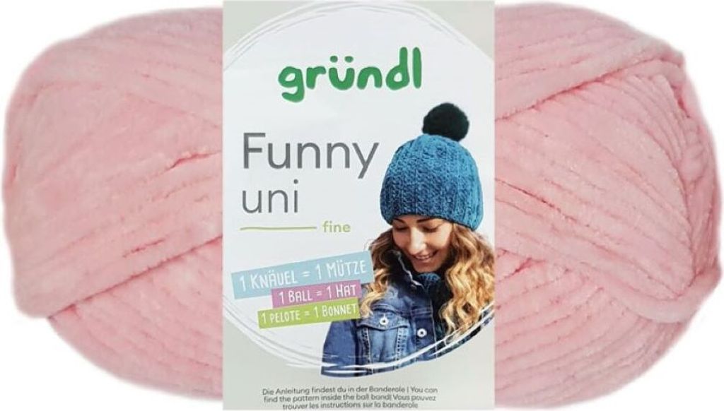 100 Gramm Gründl Funny Uni 06 Pastellrosa
