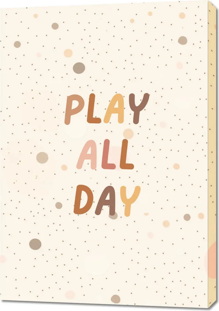 Regalo Cameretta Quadro 70x100 Motivi Play - Colori e Allegria