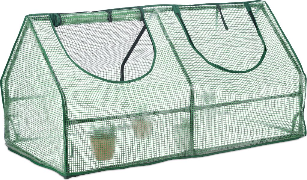 Serre en plastique Relaxdays, dimensions intérieures : 60 x Image du produit 