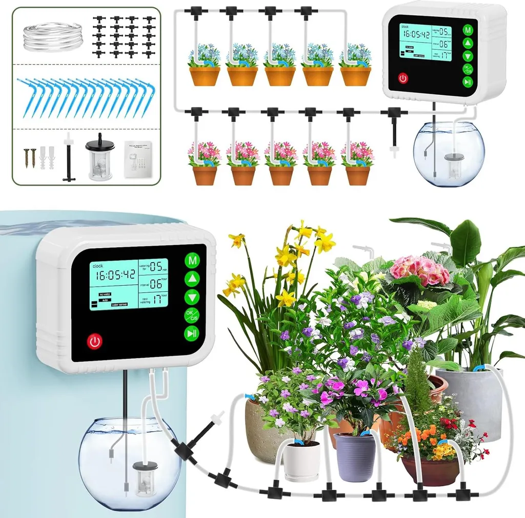 Kit arrosage automatique jardin pour potager et balcon 50 pièces - 2