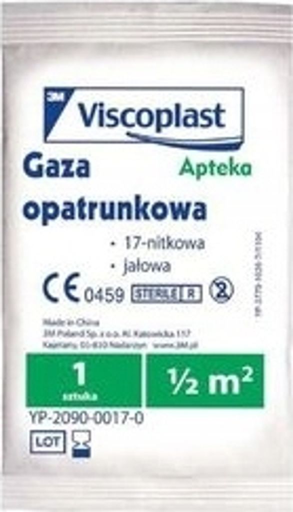 Steriler 17-fädiger Baumwoll-Gazeverband, 1/2 m² Einzelstück