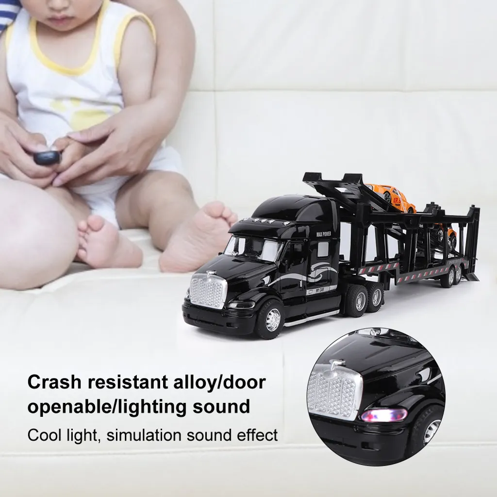 Camioncino in Lega con Motore a Ritorno - Regalo Creativo per Bambini - 7