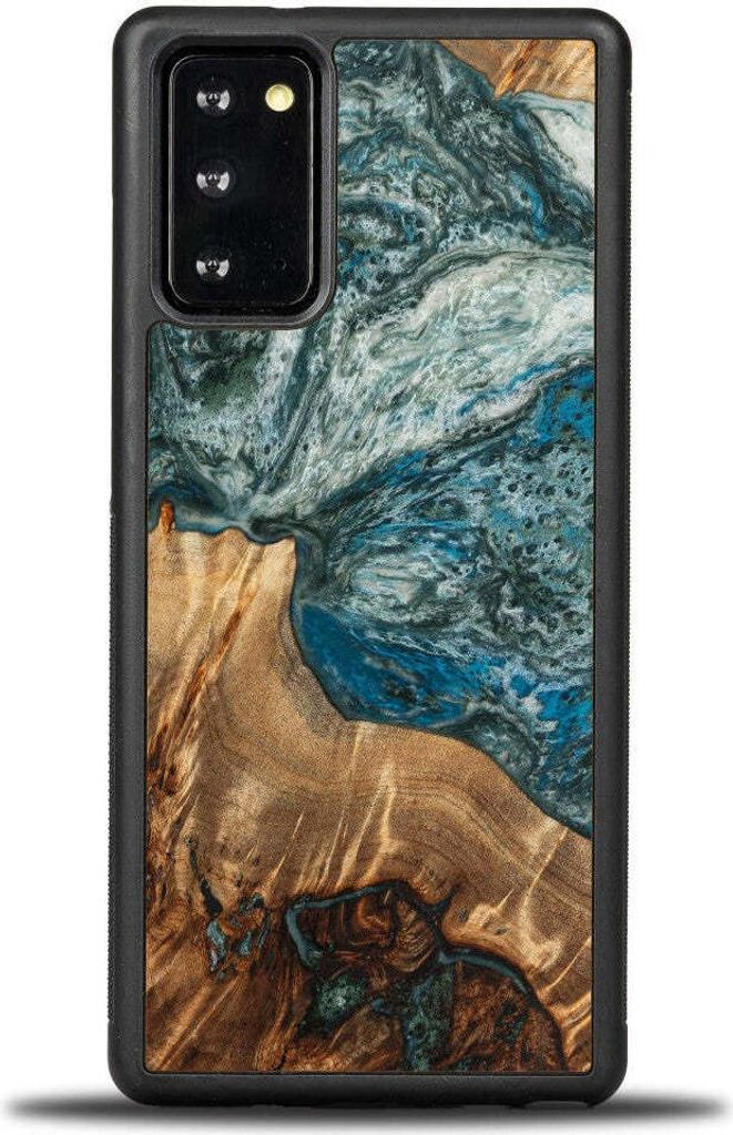 Holzhülle Bewood Unique Planets - Erde für Galaxy Note 20