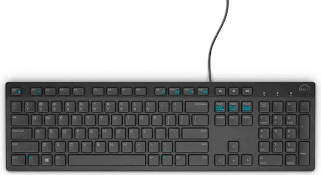 Tastatur Dell KB216 Wired Multimedia Keyboard Bulgarian Produktbild 