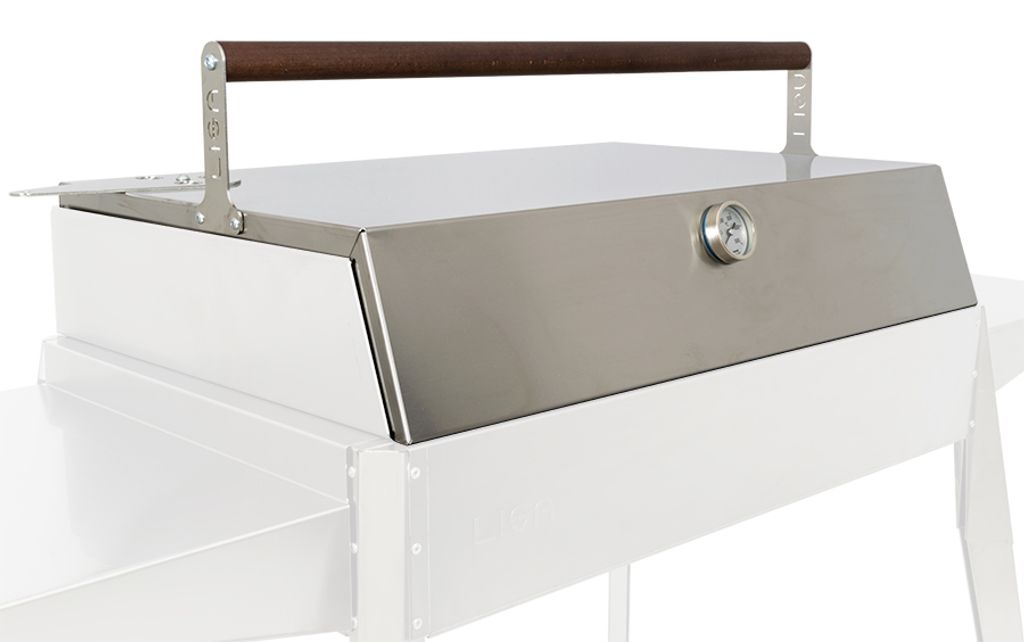 Grill-Set für indirektes Kochen, Holzkohlegrill aus Produktbild 