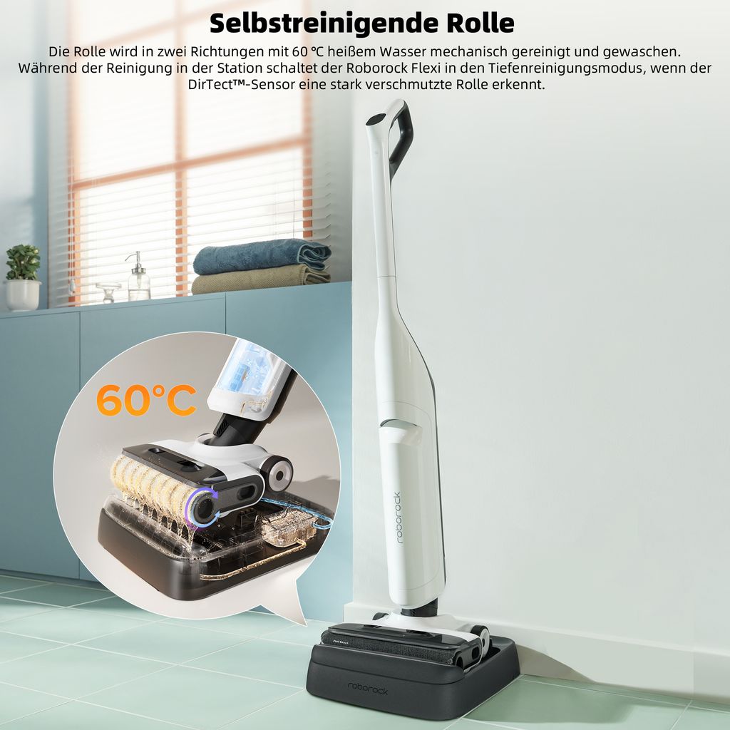 Roborock Flexi Nass- & Trockensauger, 17000 Pa,30 min Produktbild 6