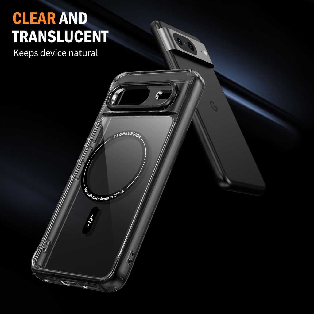 Custodia Magnetica Per IPhone 11 Pro Max: Cover Trasparente Magsafe Antiurto Con Protezione Fotocamera - Non Ingiallisce, Sottile, Silicone, Nero - 4