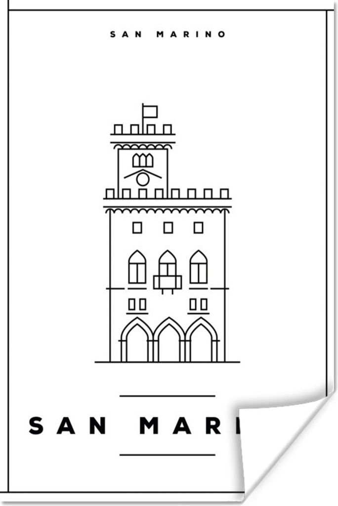 MuchoWow Poster Italien - Europa - Architektur 20x30 cm - Papierdruck