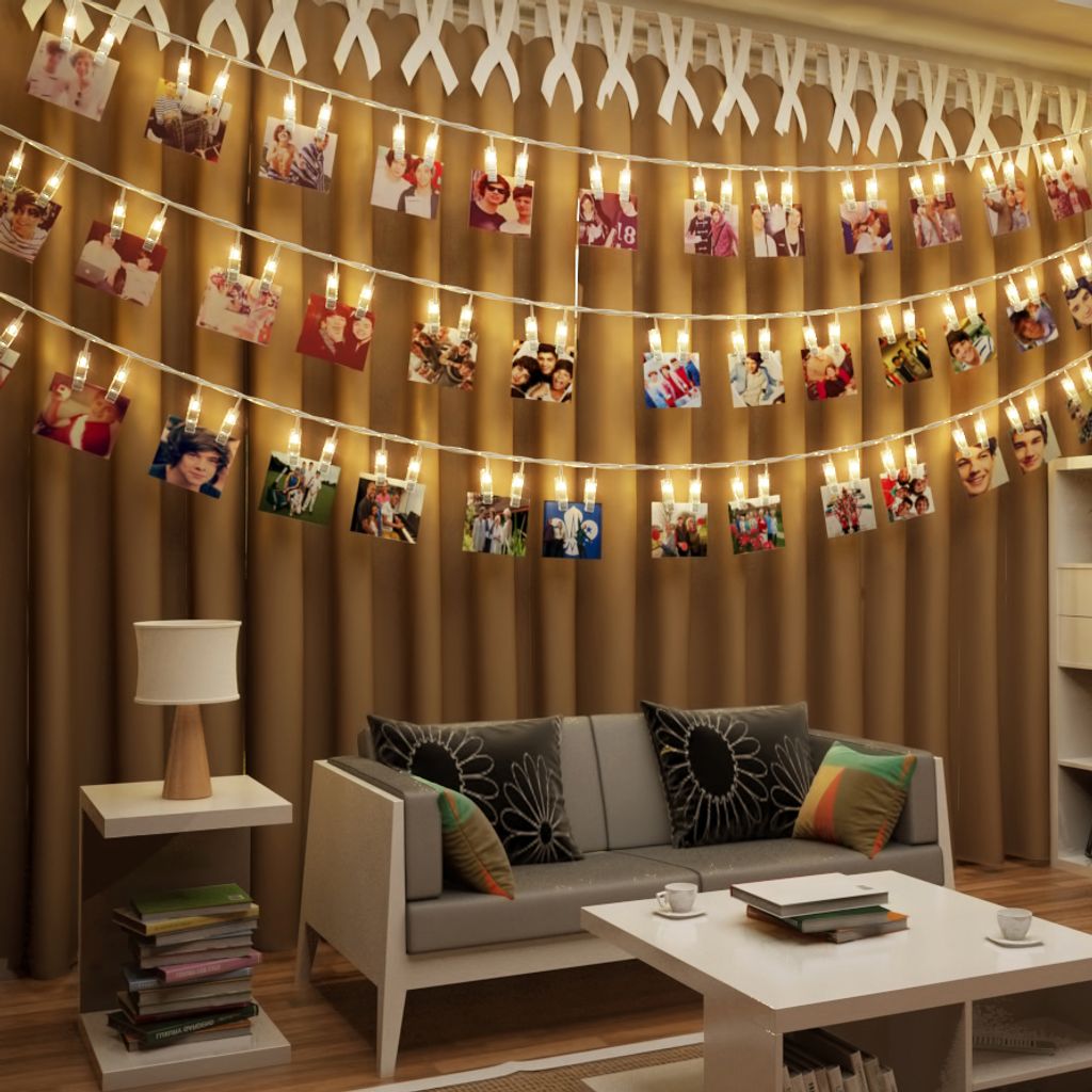 5m LED Foto-Clips Lichterketten String Light Produktbild 1