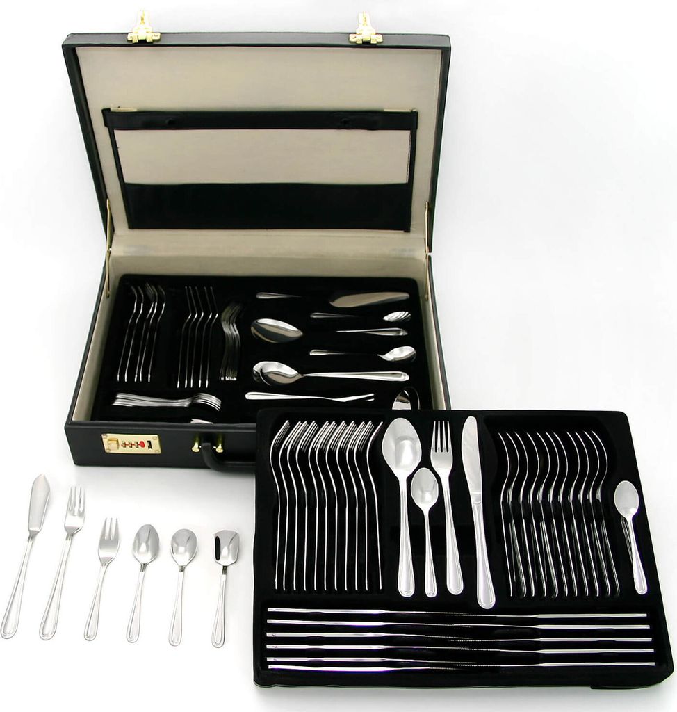 Gräwe® Besteckkoffer 100-teilig für 12 Personen, Serie Produktbild 