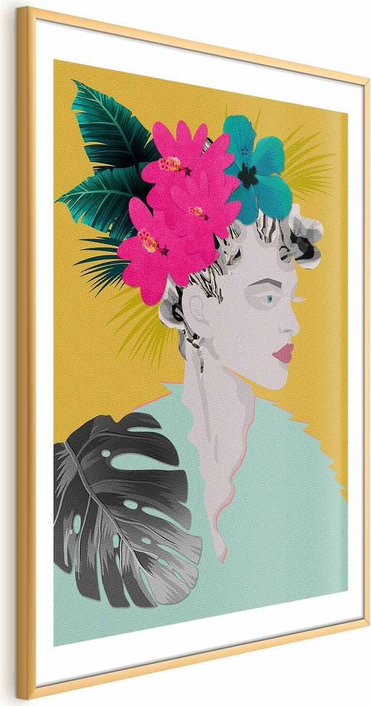 Posterpapier Poster - Flowers in the Hair 40x60 cm Menschen h-A-0107-ao-a