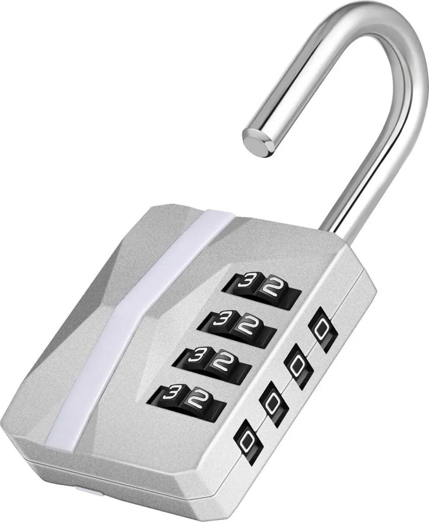 Cadenas pour Casier de Sport et Armoire de Bureau avec Code Sécurisé