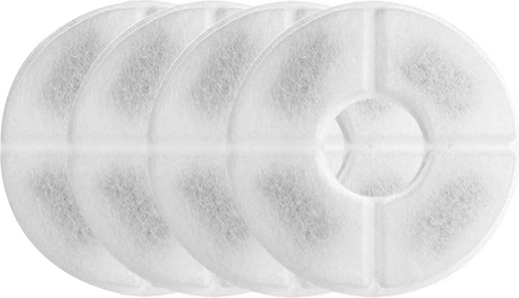4 Stueck Haustiere Cat Water Fountain Filter Ersatzfilter fuer Blumenbrunnen Cat Water Fountain Wasserspender