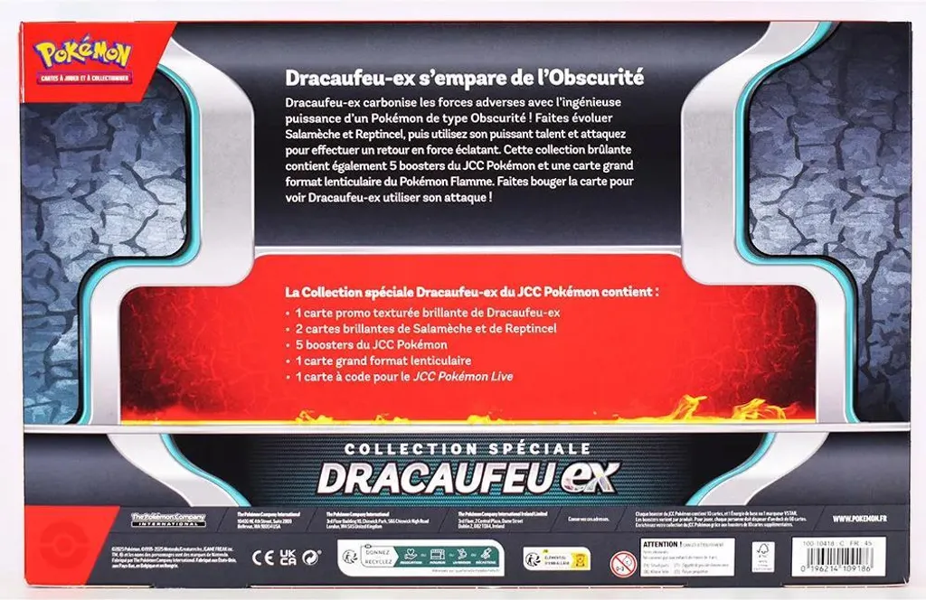 Pokémon Coffret Collection Dracaufeu-ex (5b) Asmodee JCC Cartes